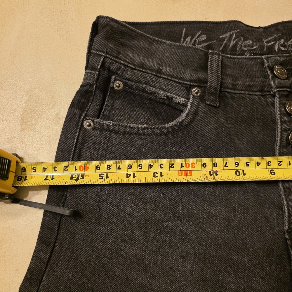 NWT Free People We The Free Blossom Rigid Denim Jeans Size 26 High Rise Straight - Picture 12 of 16